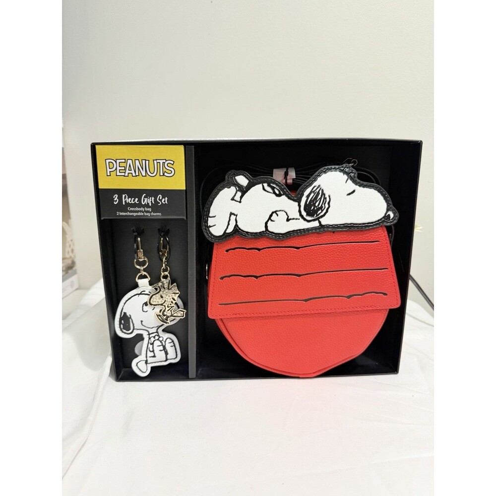 Peanuts Snoopy Woodstock 3 Piece Crossbody Gift Set NWT